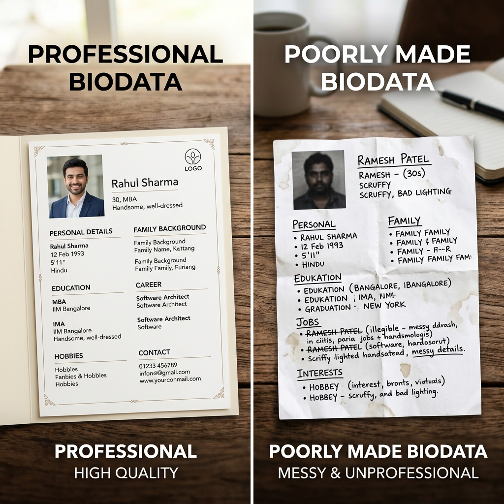 Marriage Biodata Mistakes to Avoid