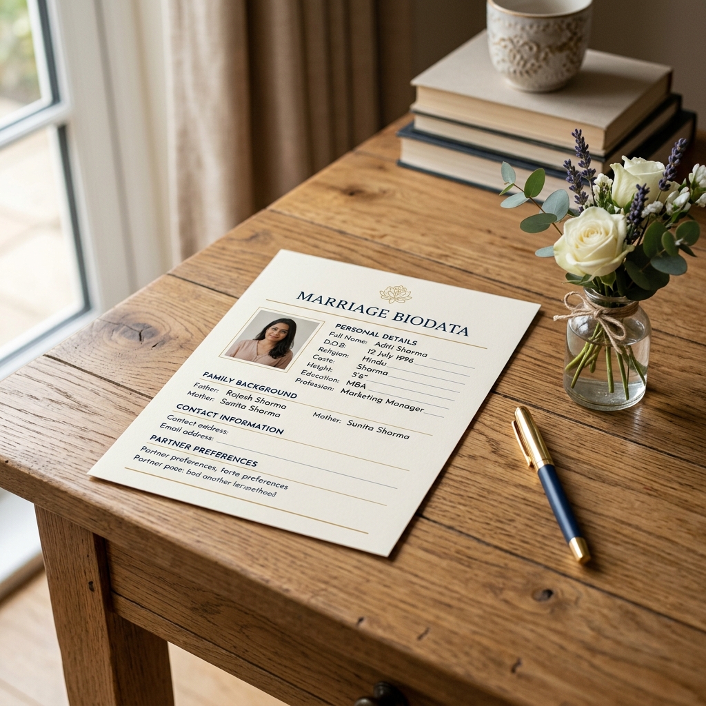 How to Write the Perfect Marriage Biodata