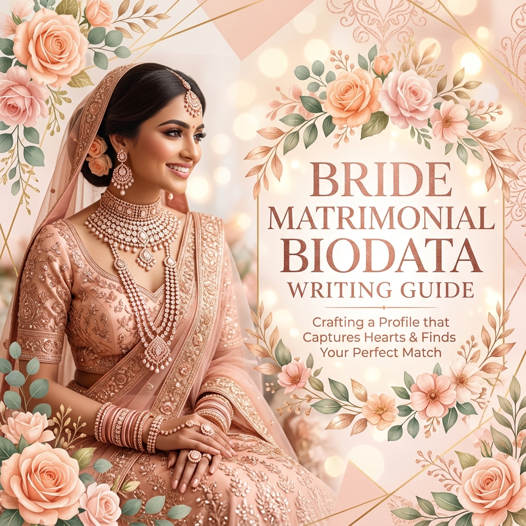 Writing the Perfect Brides Matrimonial Profile: Balancing Family Values & Personality