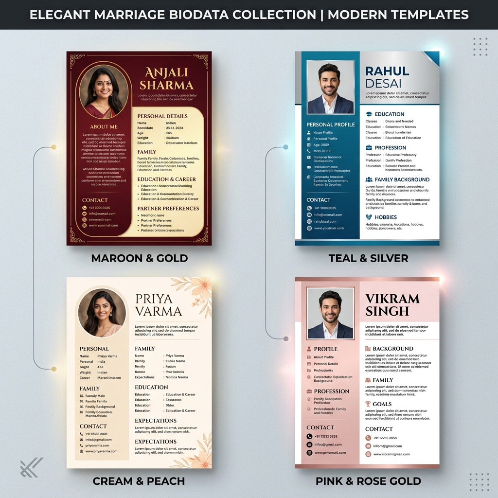 Biodata templates collection